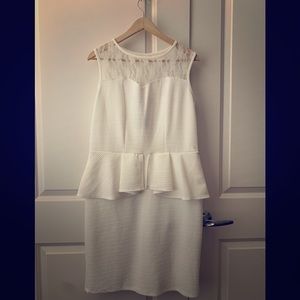 White Ashley Stewart dress
